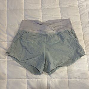 Lululemon Athletica Light Gray Athletic Shorts